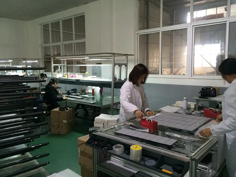 Assembly of solar panels